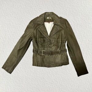 Wilson’s Leather jacket sage green (Ultra Thin)